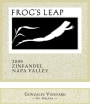 Frog's Leap Gonzales Vineyard Zinfandel 2009  Front Label