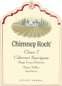 Chimney Rock Clone 7 Cabernet Sauvignon 2011  Front Label