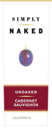 Simply Naked Unoaked Cabernet Sauvignon 2016  Front Label