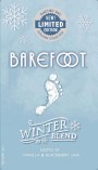Barefoot Winter Blend  Front Label