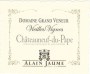 Domaine Grand Veneur Chateauneuf-du-Pape Vieilles Vignes (1.5 Liter Magnum) 2019  Front Label