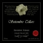 Settembre Cellars Reserve Syrah 2010 Front Label
