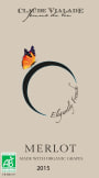 Claude Vialade O Merlot 2015  Front Label