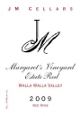 JM Cellars Margarets Vineyard Estate Red 2009 Front Label