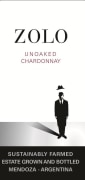 Zolo Unoaked Chardonnay 2017  Front Label