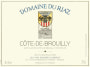 Duboeuf Cote de Brouilly Domaine du Riaz 2010  Front Label