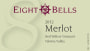 Eight Bells Winery Red Willow Vineyard Merlot 2012  Front Label