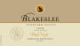 Blakeslee Vineyard Estate Reserve Pinot Noir 2009  Front Label