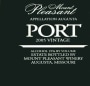Mount Pleasant Winery Estates Vintage Port 2005  Front Label