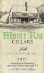 Monte Rio Sauvignon Blanc 2021  Front Label