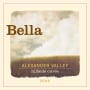 Bella Vineyards Hillside Cuvee 2008  Front Label