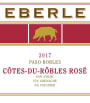 Eberle Cotes-du-Robles Rose 2017  Front Label