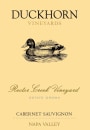 Duckhorn Rector Creek Vineyard Estate Grown Cabernet Sauvignon 2015  Front Label