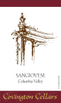 Covington Cellars Sangiovese 2009 Front Label