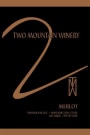 Two Mountain Winery Merlot 2014 Front Label