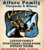 Alfaro Family Lester Family Vineyard Pinot Noir 2016  Front Label