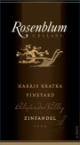 Rosenblum Cellars Harris-Kratka Zinfandel 2009 Front Label