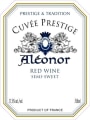 Aleonor Cuvee Prestige Red 2007 Front Label