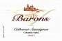 Barons Winery Cabernet Sauvignon 2001 Front Label