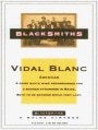 Blacksmiths Vidal Blanc 2013 Front Label