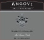 Angove Family Winemakers Warboys Vineyard Grenache 2010 Front Label
