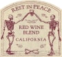 Rest in Peace  Red Wine Blend 2012  Front Label