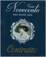 Contratto Cuvee Novecento Metodo Classico Spumante Pas Dose 2010  Front Label