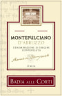 Badia Alle Corti Montepulciano d'Abruzzo 2013  Front Label