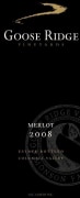 Goose Ridge Merlot 2008 Front Label