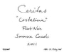 Ceritas Costalina Pinot Noir 2011 Front Label
