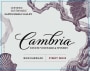 Cambria Benchbreak Pinot Noir 2016 Front Label
