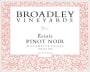 Broadley Estate Pinot Noir 2017  Front Label
