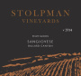 Stolpman Vineyards Ballard Canyon Sangiovese 2014  Front Label