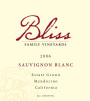 Bliss Sauvignon Blanc 2006 Front Label