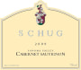 Schug Sonoma Valley Cabernet Sauvignon 2009  Front Label