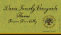 Davis Family Vineyards Throne GSM 2015  Front Label