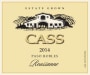 Cass Winery Roussanne 2014 Front Label