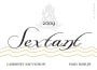 Sextant Cabernet Sauvignon 2009  Front Label