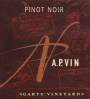 A.P. Vin Garys' Vineyard Pinot Noir 2008 Front Label