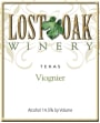 Lost Oak Winery Viognier 2015  Front Label