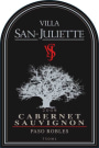 Villa San-Juliette Cabernet Sauvignon 2009 Front Label