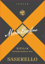 Mario Ercolino Sicilia Saserello 2013  Front Label