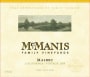 McManis Family Vineyards Malbec 2009  Front Label