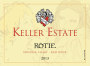Keller Estate Rotie 2013 Front Label