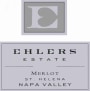 Ehlers Estate Merlot 2009 Front Label