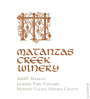 Matanzas Creek Jackson Park Merlot 2008 Front Label