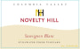 Novelty Hill Stillwater Creek Vineyard Sauvignon Blanc 2011 Front Label