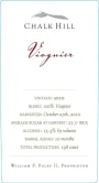 Chalk Hill Viognier 2010 Front Label
