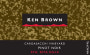 Ken Brown Cargasacchi Vineyard Pinot Noir 2008  Front Label