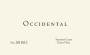 Kistler Vineyards Occidental Pinot Noir 2014 Front Label